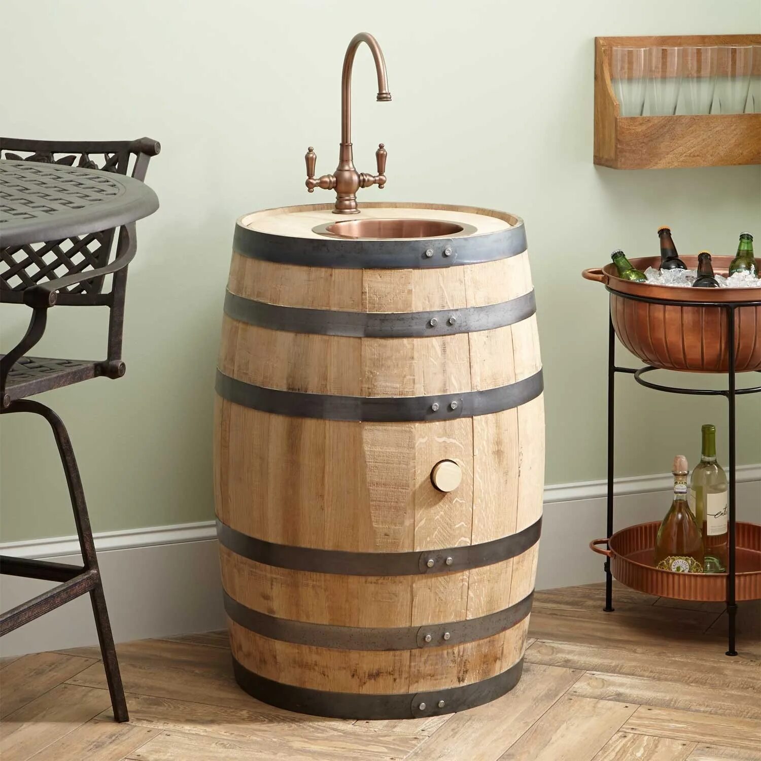 декорирование пластиковых бочек. бочки металлические на даче. можно под бочек. дождевая бочка rain barrel. стеллаж для бочек pressol 3 x 60 л или 2 x 200 л арт.