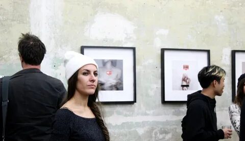 Vernissage "Gentleman, this is a breast" by Karne Kunst. 
