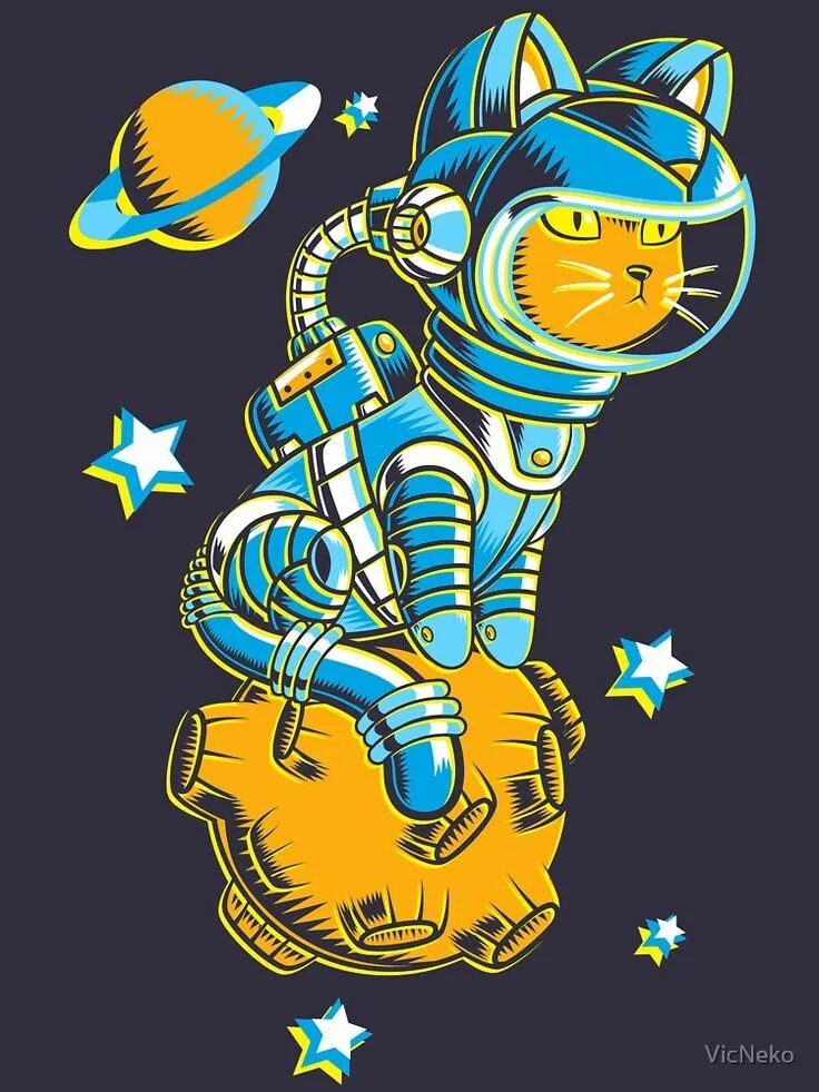 3 кота космическое путешествие. Космическая кошка. Кошка в космосе. Catspace рисунок. Кошка космос иллюстрация.