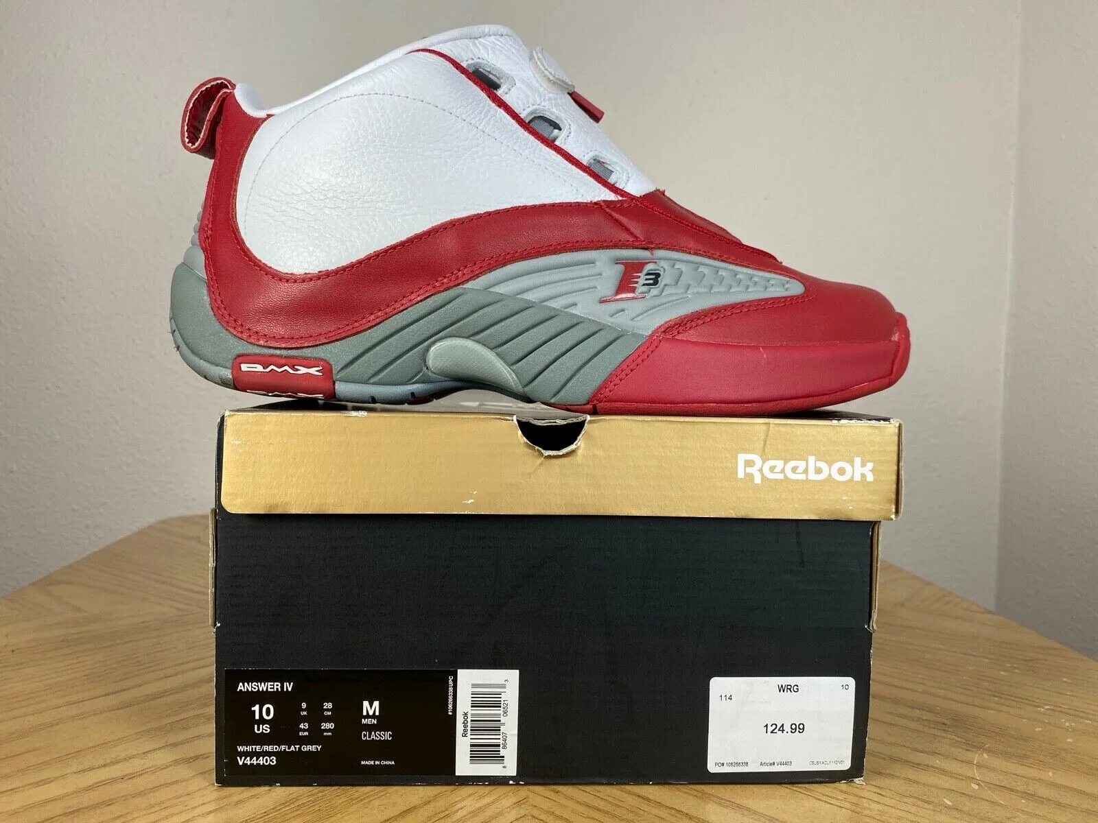 Answer 9. Reebok answer allen iverson all stars. reebok answer 4 black white.