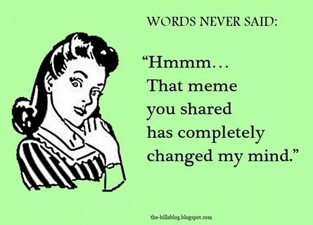 But she never