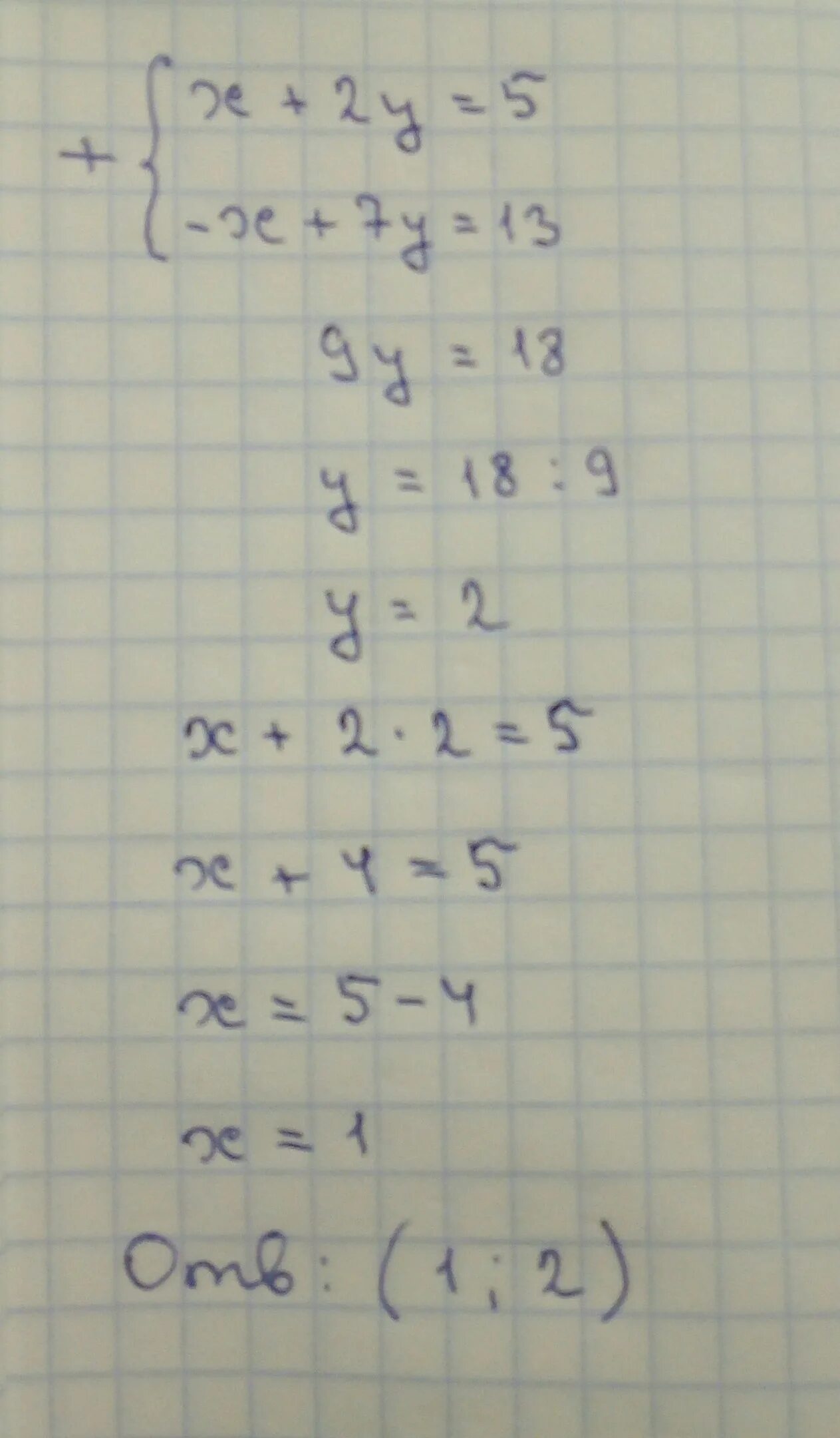 Решите уравнение x 5x 7 2. X+2y=5 -x+7y=13. Система уравнений x y=5. X 2y 5 решение уравнения. Решите систему уравнений x-5y.
