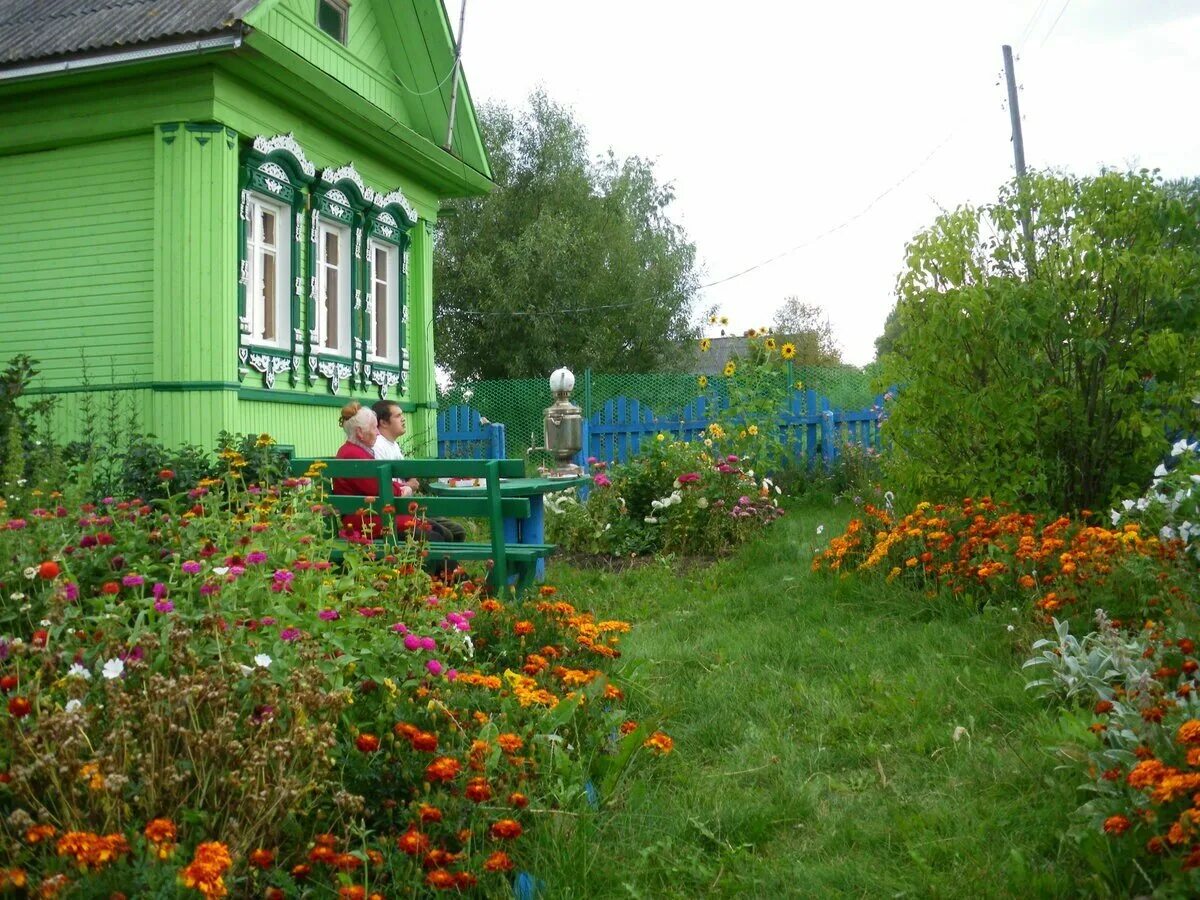 Ну дачу. Огород в палисаднике с Элис Фаулер. Деревня двор огород палисадник. Дом в деревне с огородом. Домик с огородом.