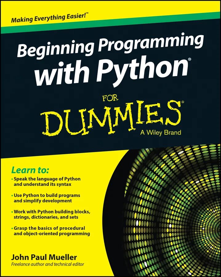 Python for Dummies. Python для чайников Автор Джон пол Мюллер. Programmes for Beginners. Set в питоне. Easy beginner