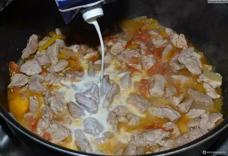 Мясо в сливочном масле с луком
