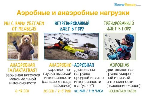 После аэробных нагрузок