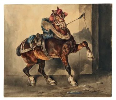 File:Théodore Géricault Le cheval du platrier aquarelle.jpg - Wikimedia Commons