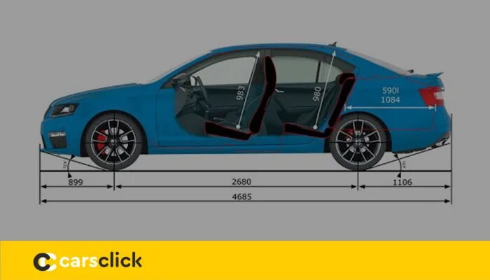 Skoda octavia габаритные размеры