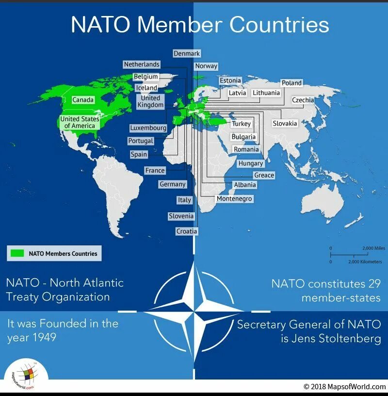 Сколько стран входит в нато 2024. Страны НАТО на карте. НАТО география. Современная карта НАТО. Расширение НАТО.