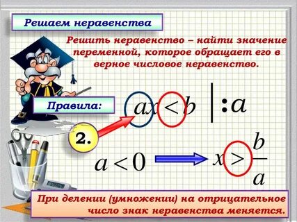 Решение неравенств с одной переменной 8