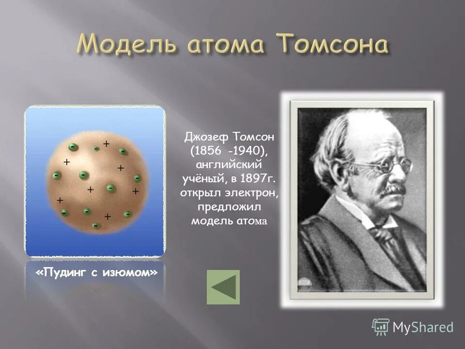 Модель атома томсона пудинг с изюмом. Дж Томсон атом. Мржпль атлма Джона Томсана. Модель Томсона модель Резерфорда.