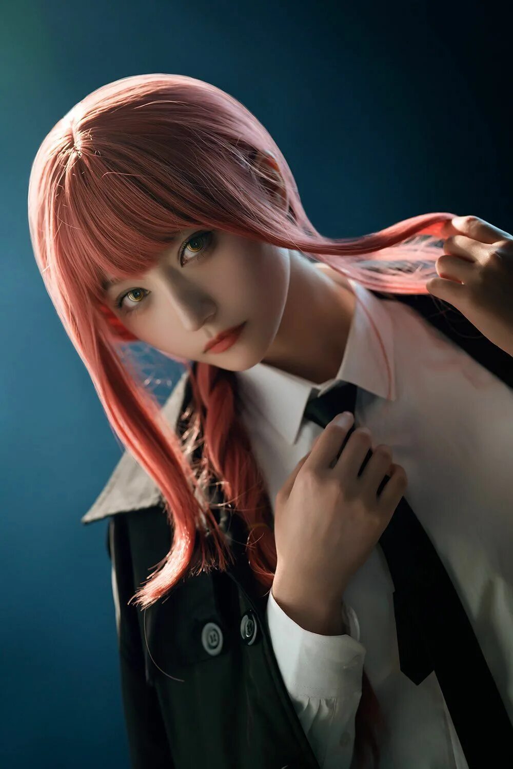 Asian cosplay girl. Makima Chainsaw косплей. Makima Cosplay Chainsaw man. Красивый косплей.