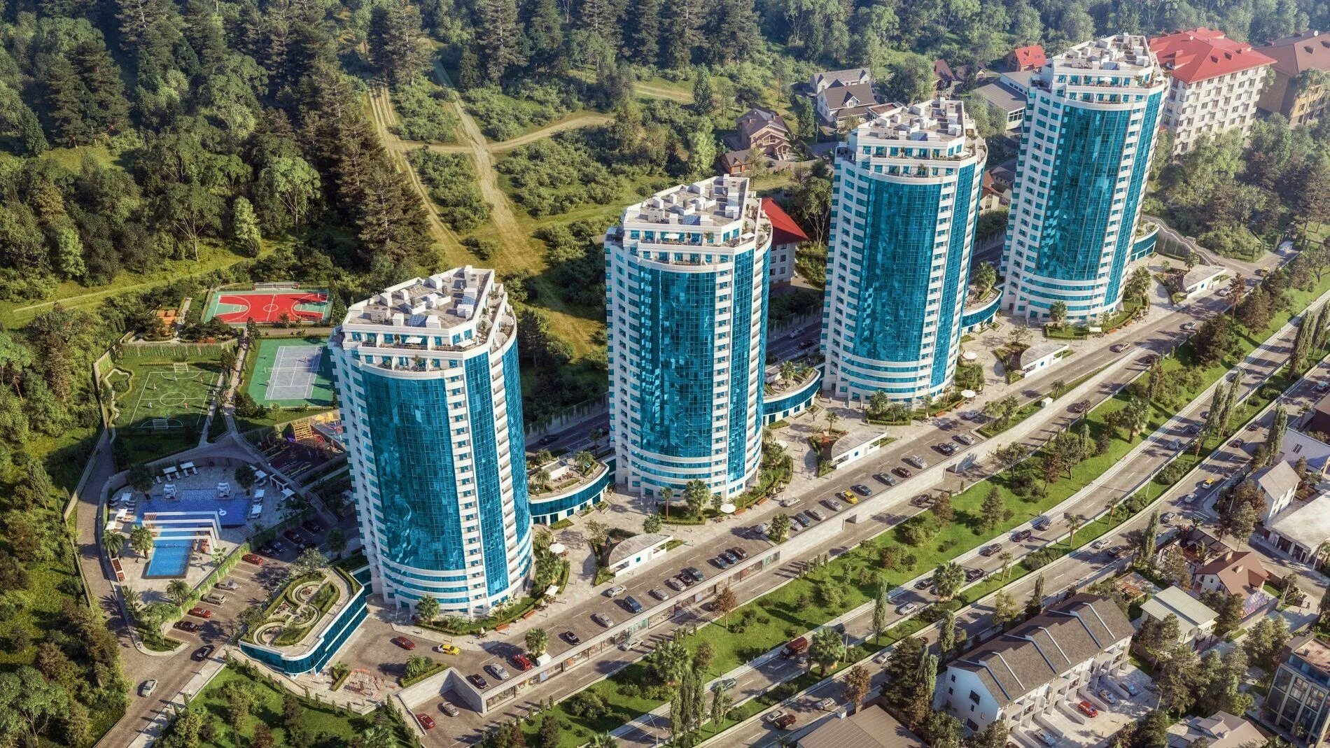 Продажа однокомнатных апартаментов 32м² ул. Ленина, 298Бк7, Сочи, Краснодарский 