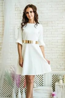 Белые женские платья
