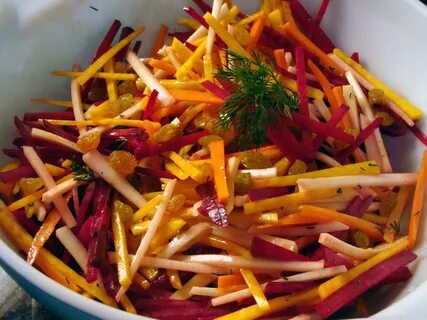 Салат жареная картошка свекла морковь