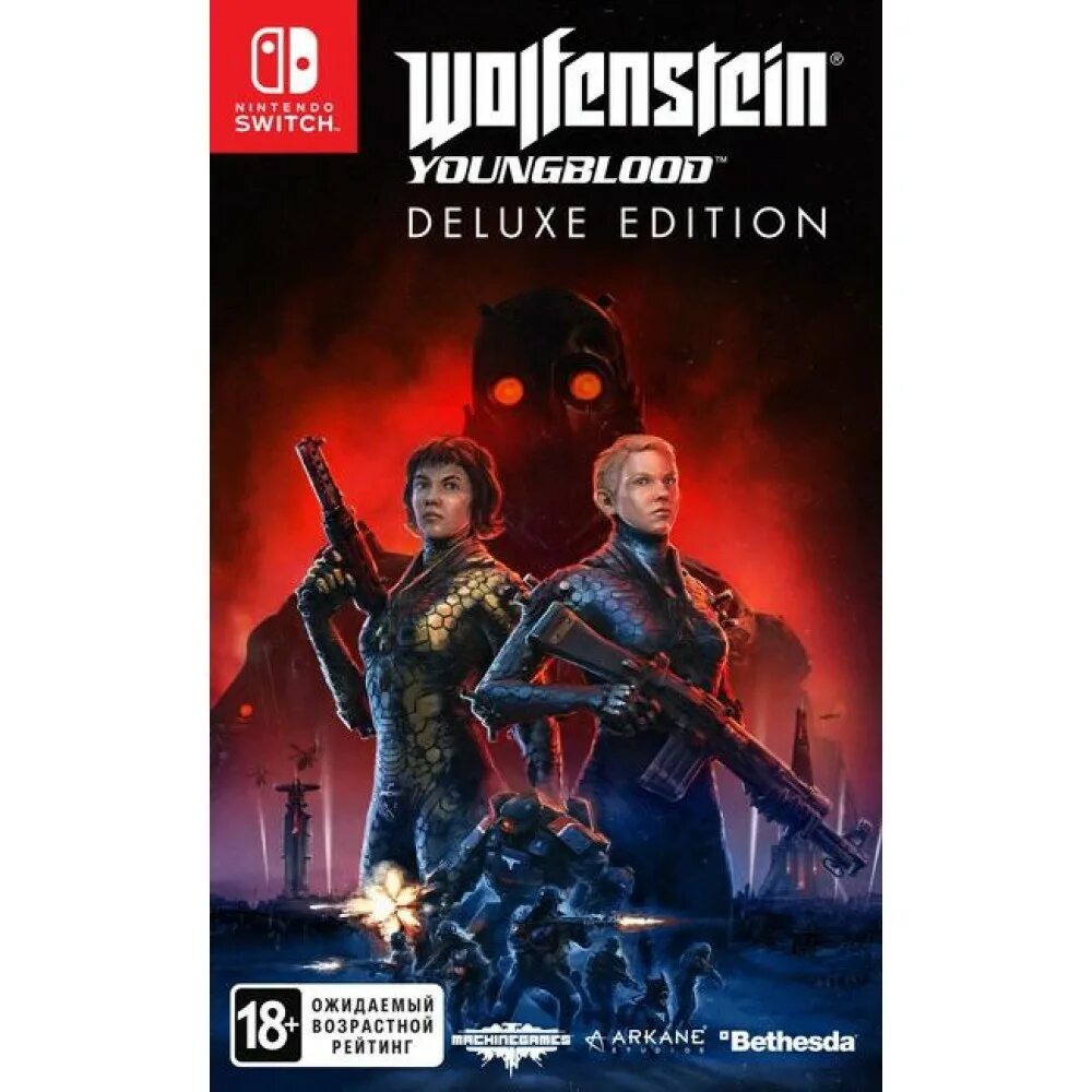 Wolfenstein: Youngblood. Deluxe Edition. Wolfenstein Youngblood на Нинтендо свитч. Wolfenstein 2 the New Colossus Nintendo Switch.