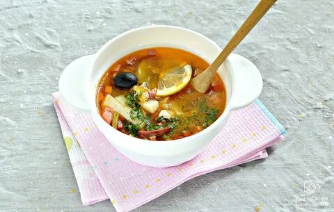 Солянка с картошкой простой рецепт