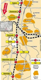 Грибные места в подмосковье на карте