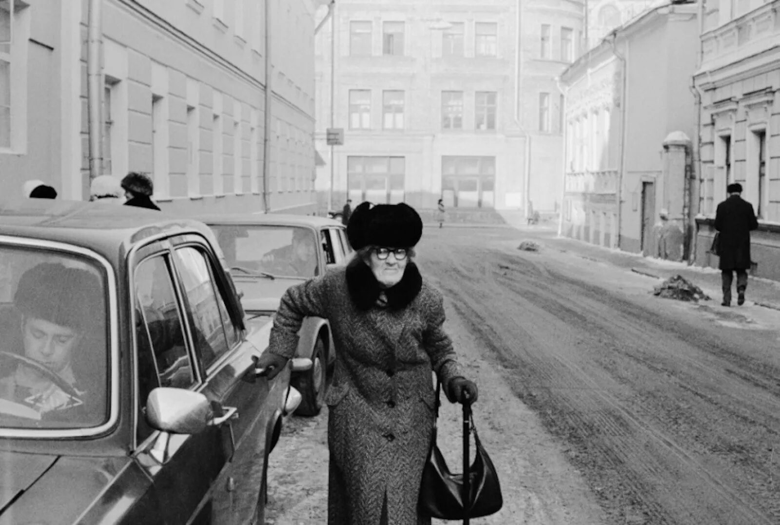 Московский старожил. Черно белая ностальгия Игоря Пальмина. Москва 1978. Улица Советская.