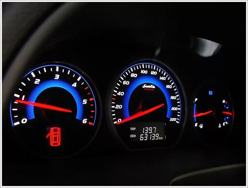 Hyundai santa fe приборная панель