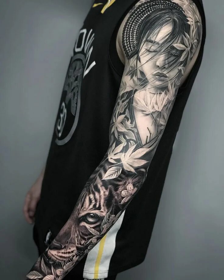Рукав тату. Рукав тату. Татуировки мужские рукав. Niki norberg tattoo. Крутые тату.