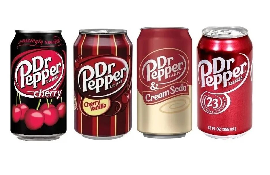 Набор газированных напитков Dr Pepper (США), 5 банок Dr.Pepper 117624608 купить 