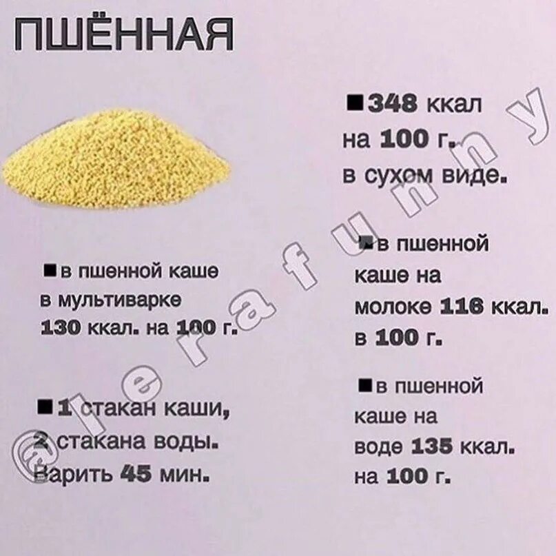 Сколько крупы в 1 литре
