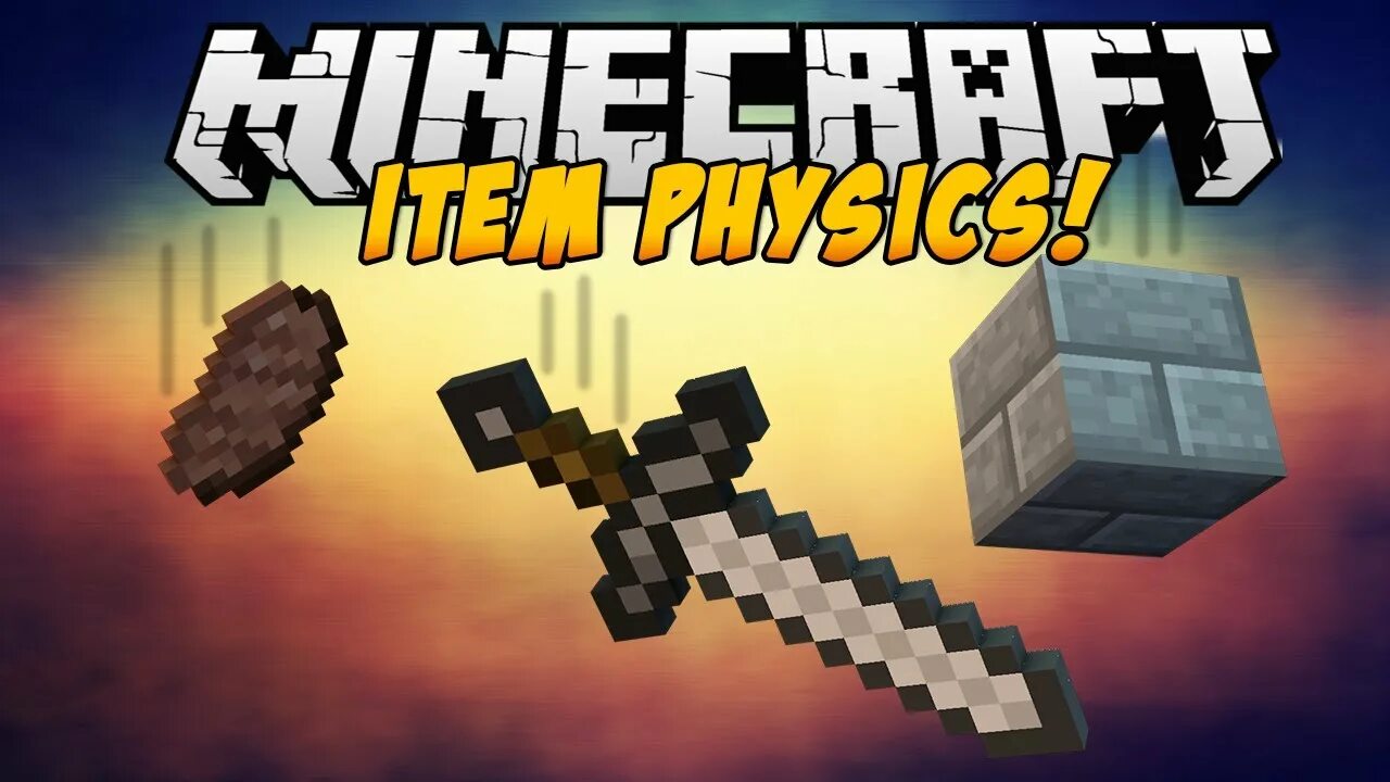 Minecraft physics Mod. Майнкрафт ITEMPHYSIC. Item Physic 1.14.4. Мод на физику в майнкрафт. Физика майн