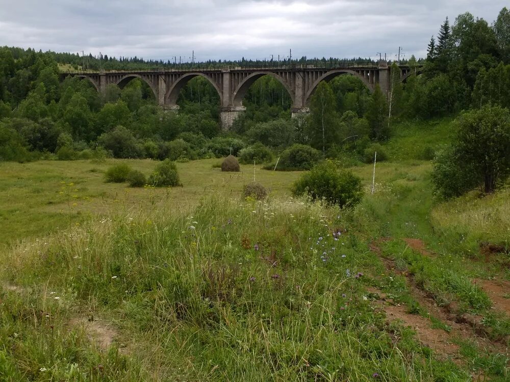 Поселок сарс октябрьский. Виадук большой Сарс Пермский край. Виадук Бартым Пермский край. Бартым Пермский край мост. Поселок Бартым Пермский край.