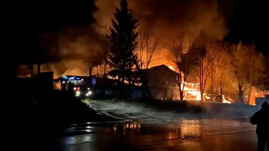 Пожар в воскресенске московской области