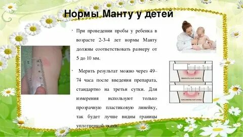 Манту норма у взрослых