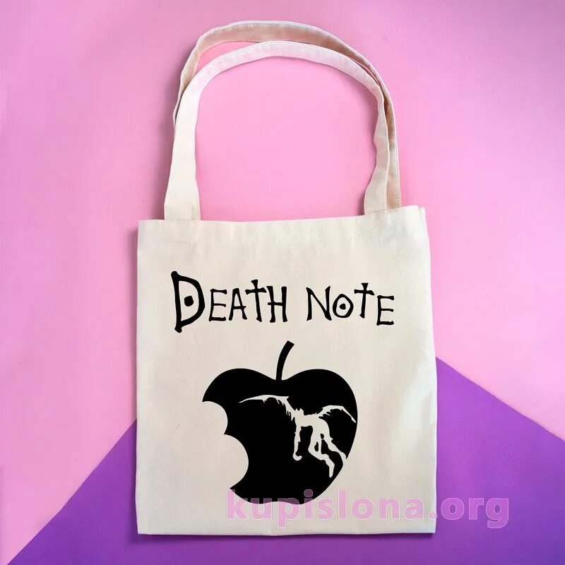 Note store. Сумка Death Note. Шоппер тетрадь смерти. Сумка шоппер тетрадь смерти.