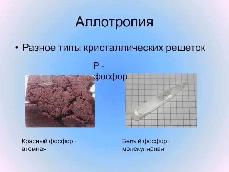 Аллотропия фосфора белый фосфор красный фосфор. Аллотропия неметаллов. Аллотропные модификации неметаллов. Аллотропия белого и красного фосфора.