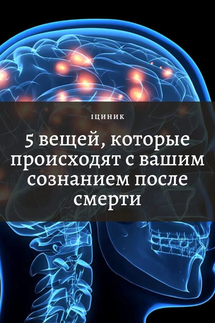 Сознание умирает. Сознание и сердце.