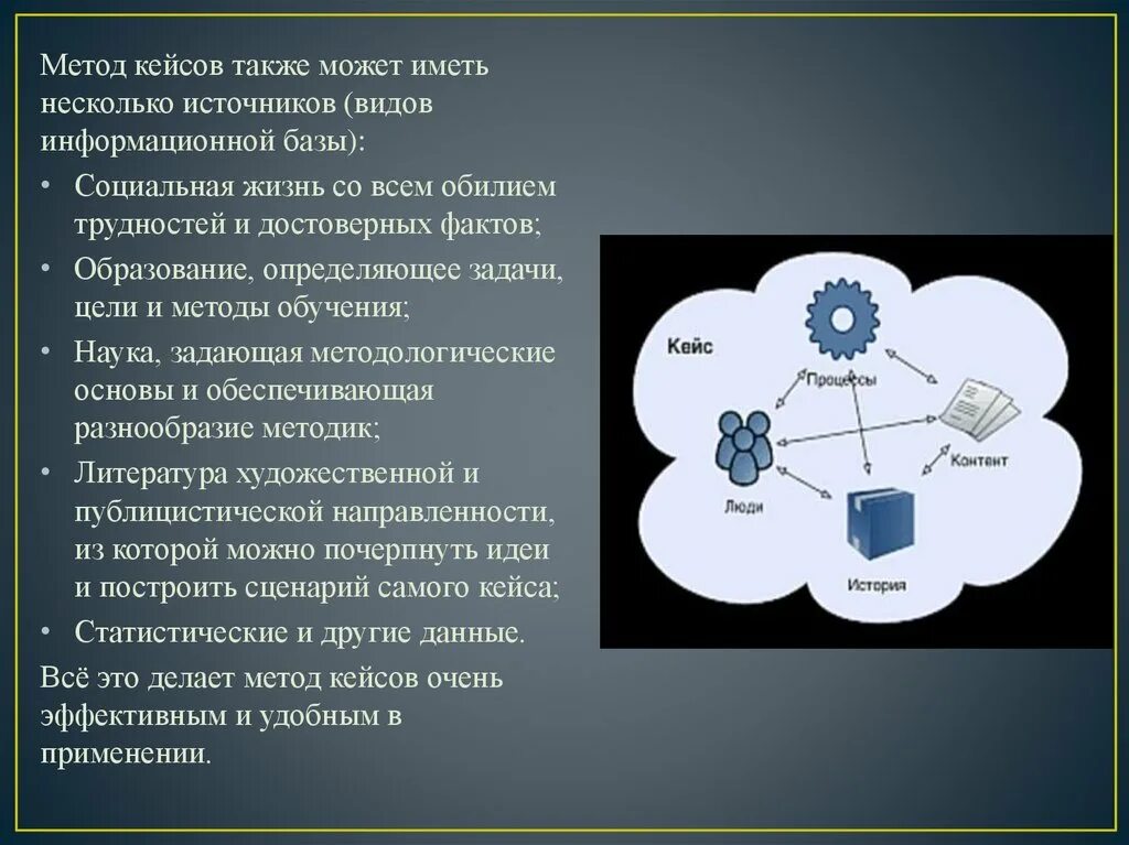 В некоторых источниках можно. Кейс метод. Несколько видов кейс-технологий:. Методика кейс метода интересные факты. Кейс технологии в жизни.