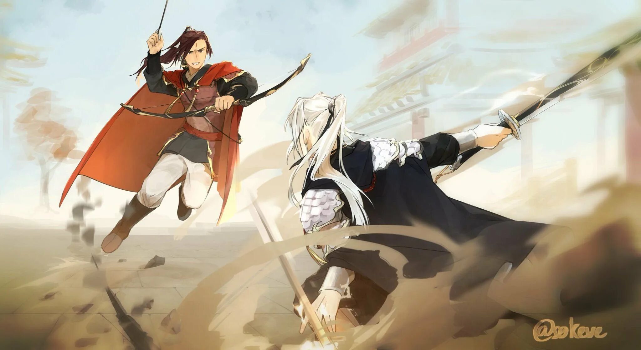 Фэн цин благословение небожителей. Фу яо и му цин. Му цин и фэн синь. Фэн синь и му цин маньхуа. Фу яо и му цин.