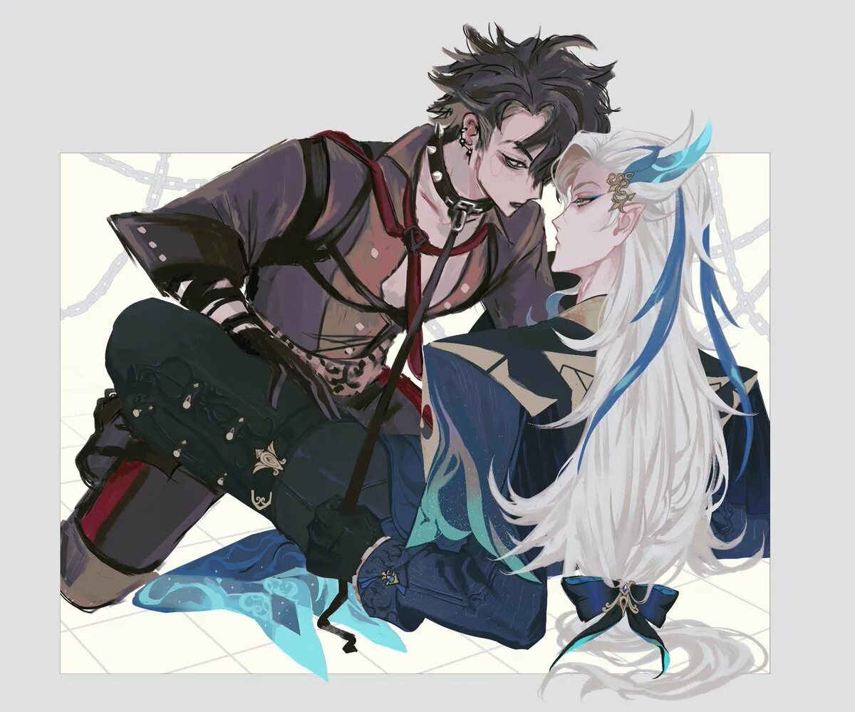 Геншин импакт яой. Геншин сандроне пейринги. Вирен принц дракон. Аниме геншин импакт. Геншин зерочан.