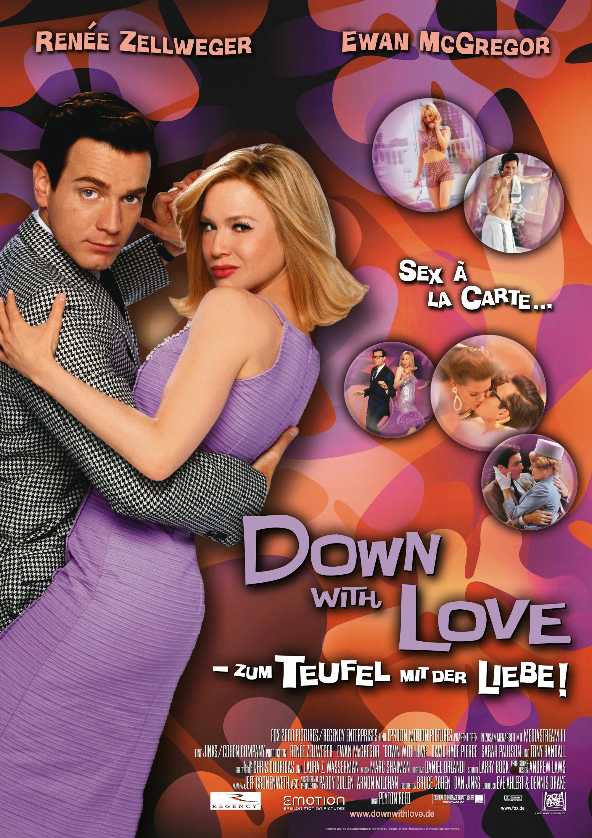 К чëрту любовь. Down with Love фильм. К черту любовь!. К чёрту любовь" (2003. К черту любовь Постер.