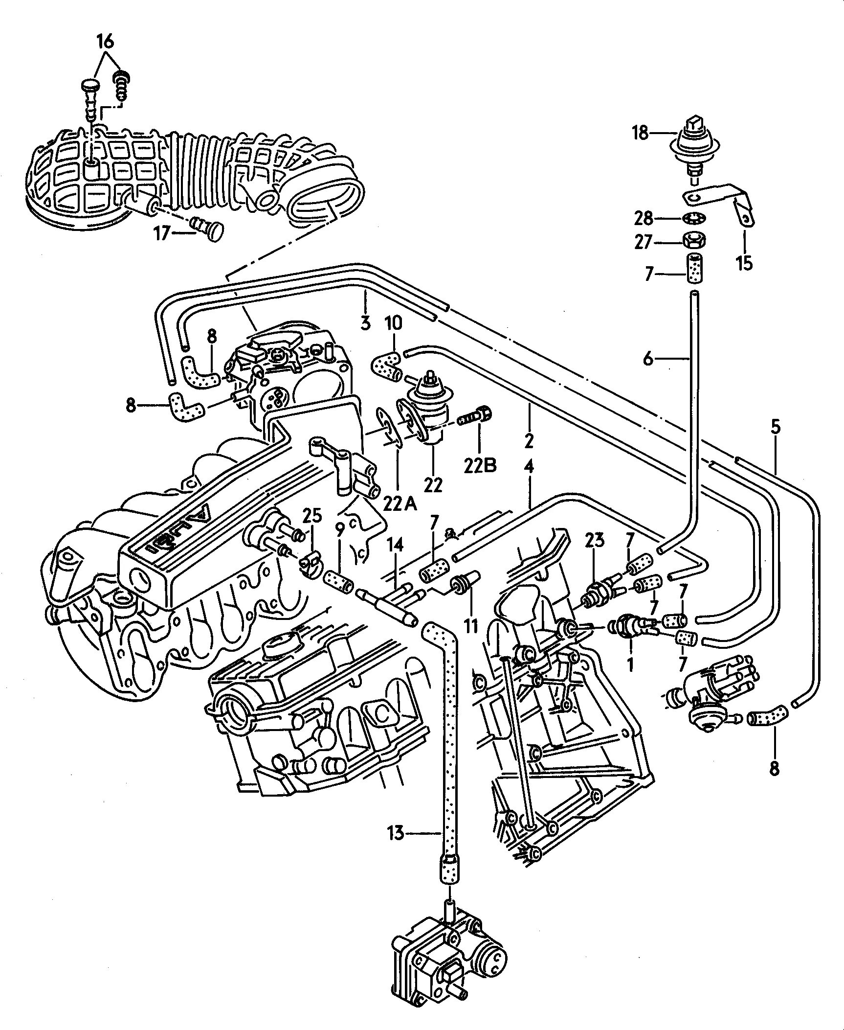 Вакуумные трубки ауди а8 4. Вакуумная система мотора. Вакуумная система bmw e30 m10. 9 вакуумные шланги. Вакуумная система мотора.