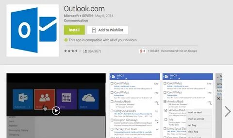 Outlook app
