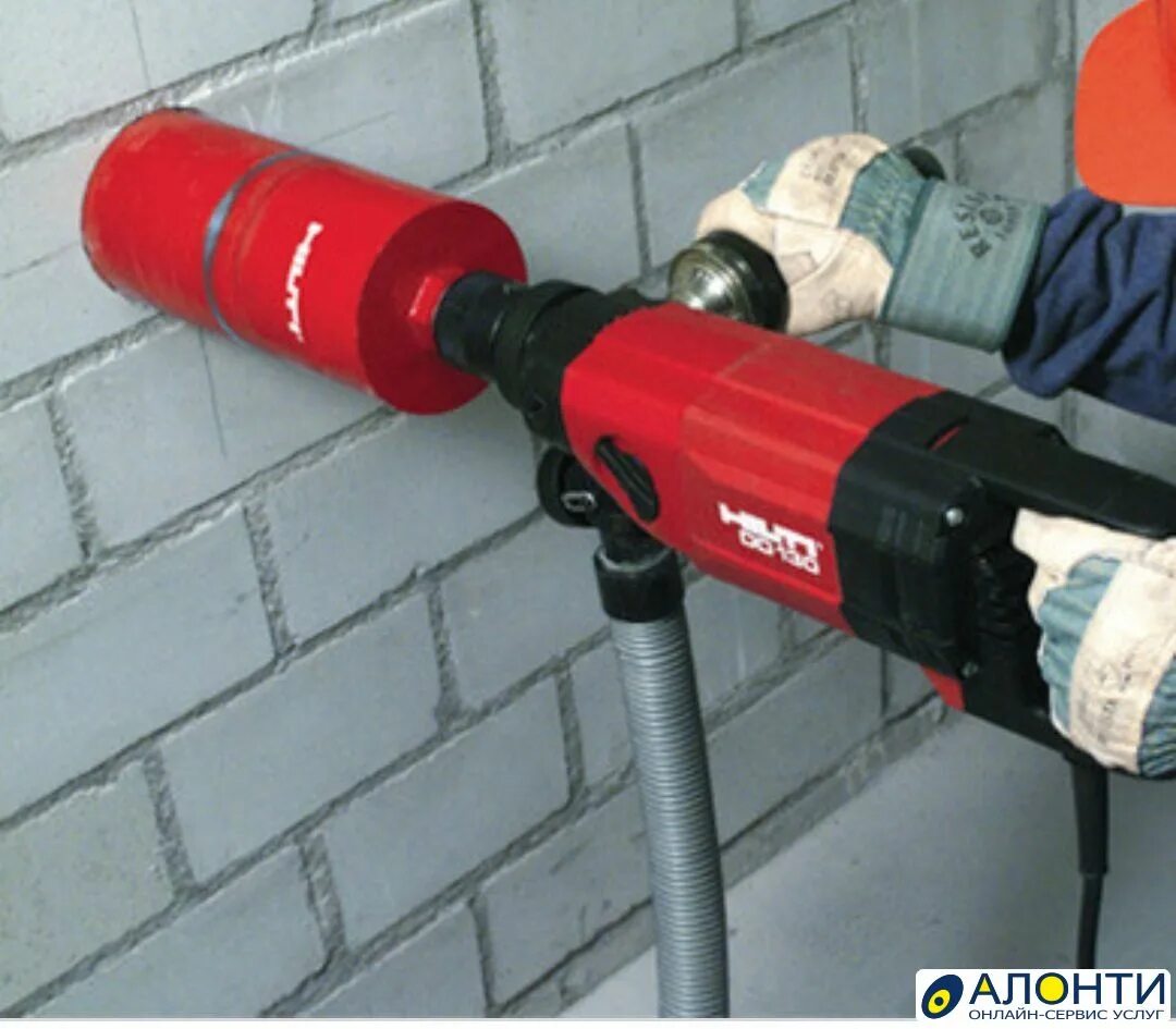 Алмазное бурение. Сухое алмазное бурение бетона. Сухое алмазное сверление. Hilti dd 110. Сухое алмазное бурение бетона.