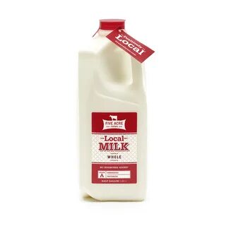 Whole Milk Half Gallon - Five Acre Farms.