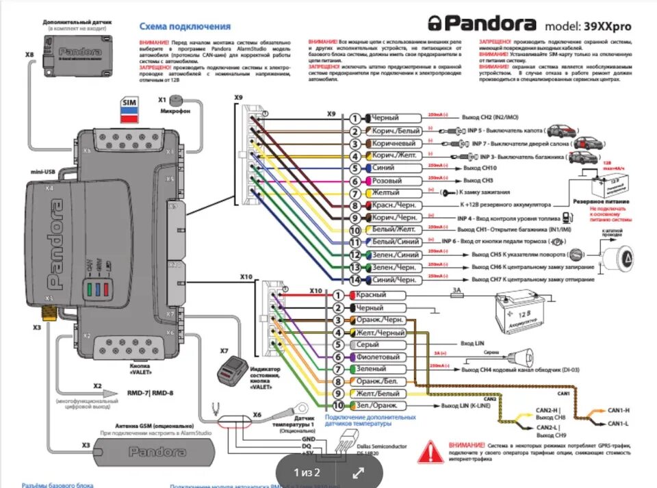 Как включить сигнализацию пандора. Схема установки автосигнализации pandora 3910. схема подключения сигнализации пандора 3910. pandora dxl 3910 схема установки. pandora dxl 3910 схема подключения.