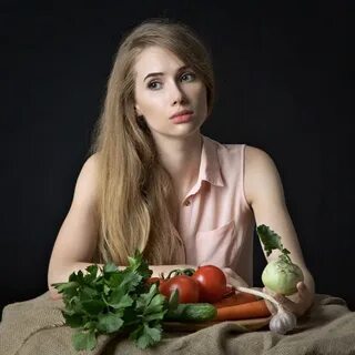 Девочка овощ