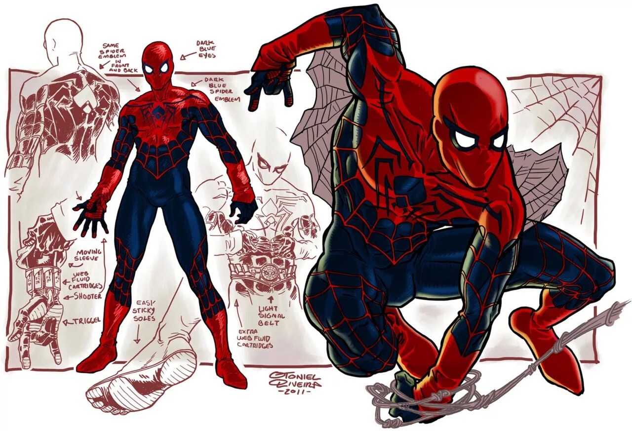 Человек паук какая последовательность. Супериор Спайдермен костюм. Костюмы человека паука комиксы. Человек паук из комиксов. Человек паук арт костюмы.