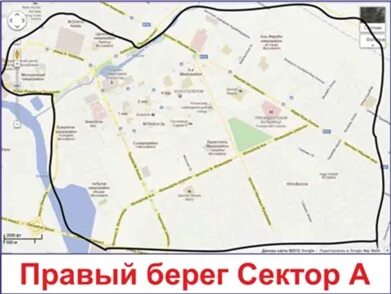 Карта правого берега