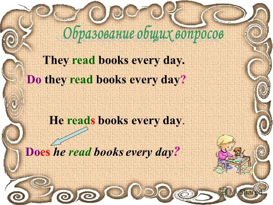 I read books every day