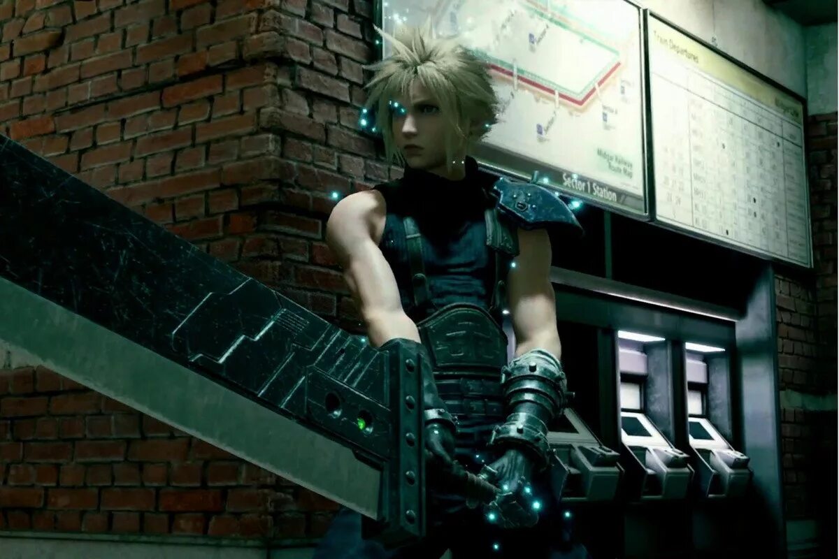 Final Fantasy VII. Final Fantasy 7 Remake. Final Fantasy VII (1997). Final Fantasy 7 Remake 2013.