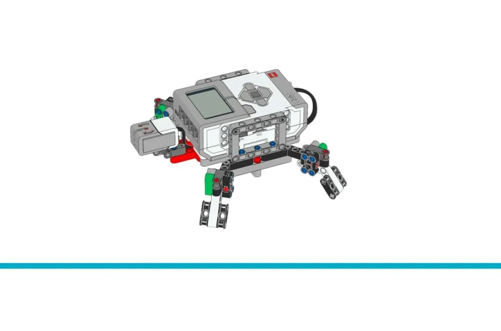 Сборка робота и программирование светодиодов. Сервопривод Mindstorms ev3. Шагающий робот Майндстормс ev3.