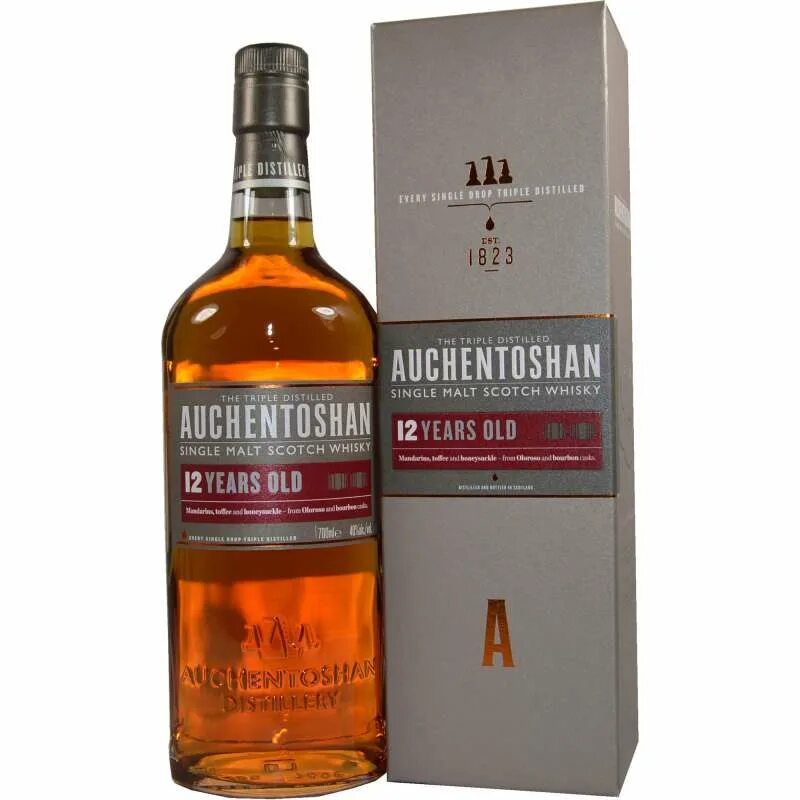 Виски "Auchentoshan" 12 years old, Gift Box, 0.7 л. Auchentoshan виски 12 лет 0.7. Виски Акентошан шотландский 12 лет односолод п/у 0.7 л. Виски Auchentoshan 21 years old.